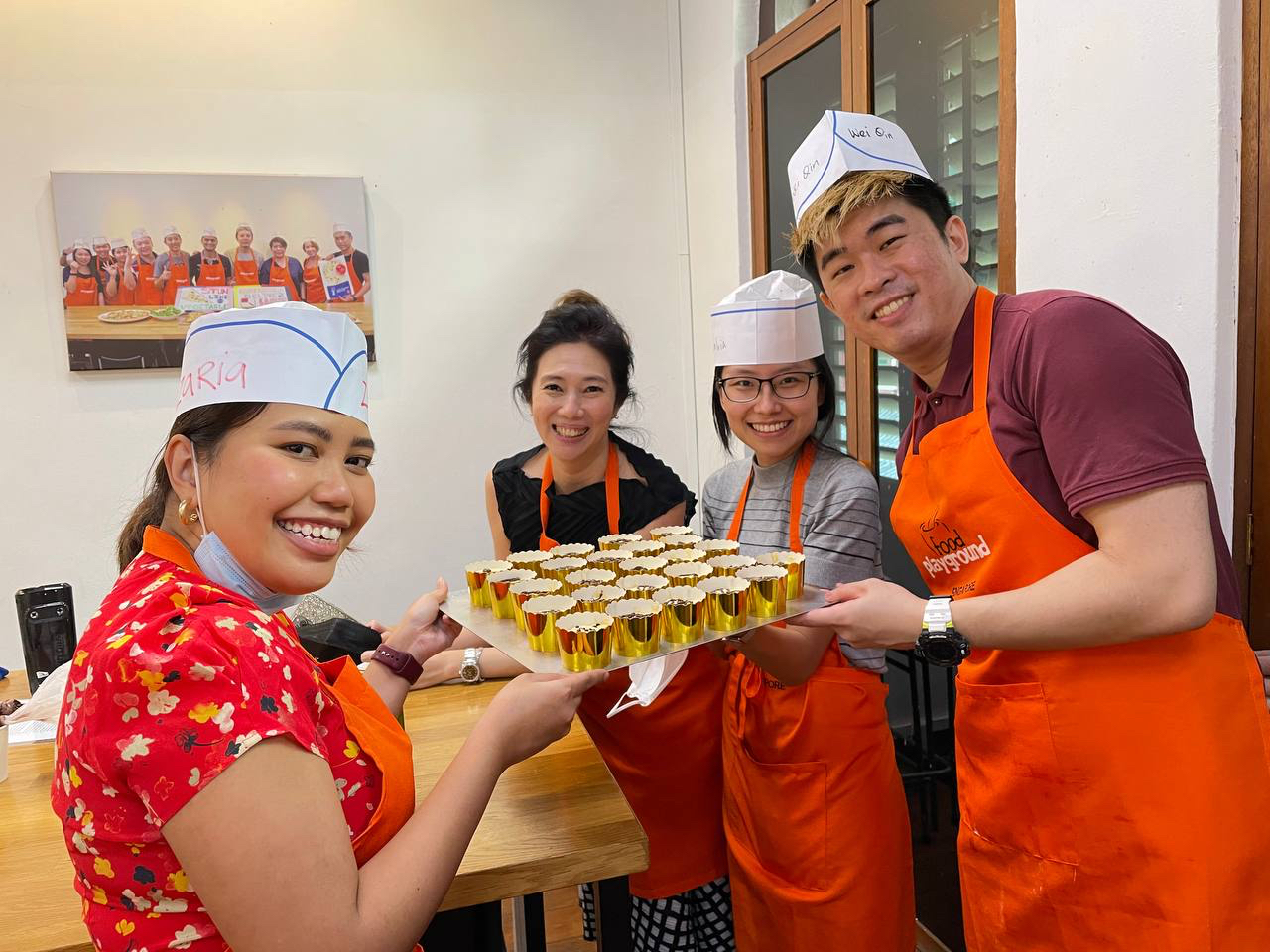 EY corporate cooking team building