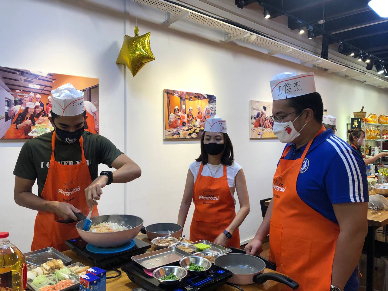 Lee Kuan Yew School of Public Policy corporate cooking team building