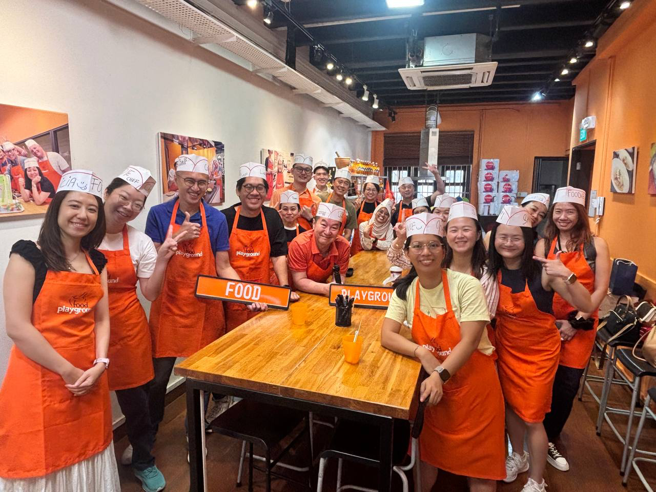 Manulife corporate cooking team building