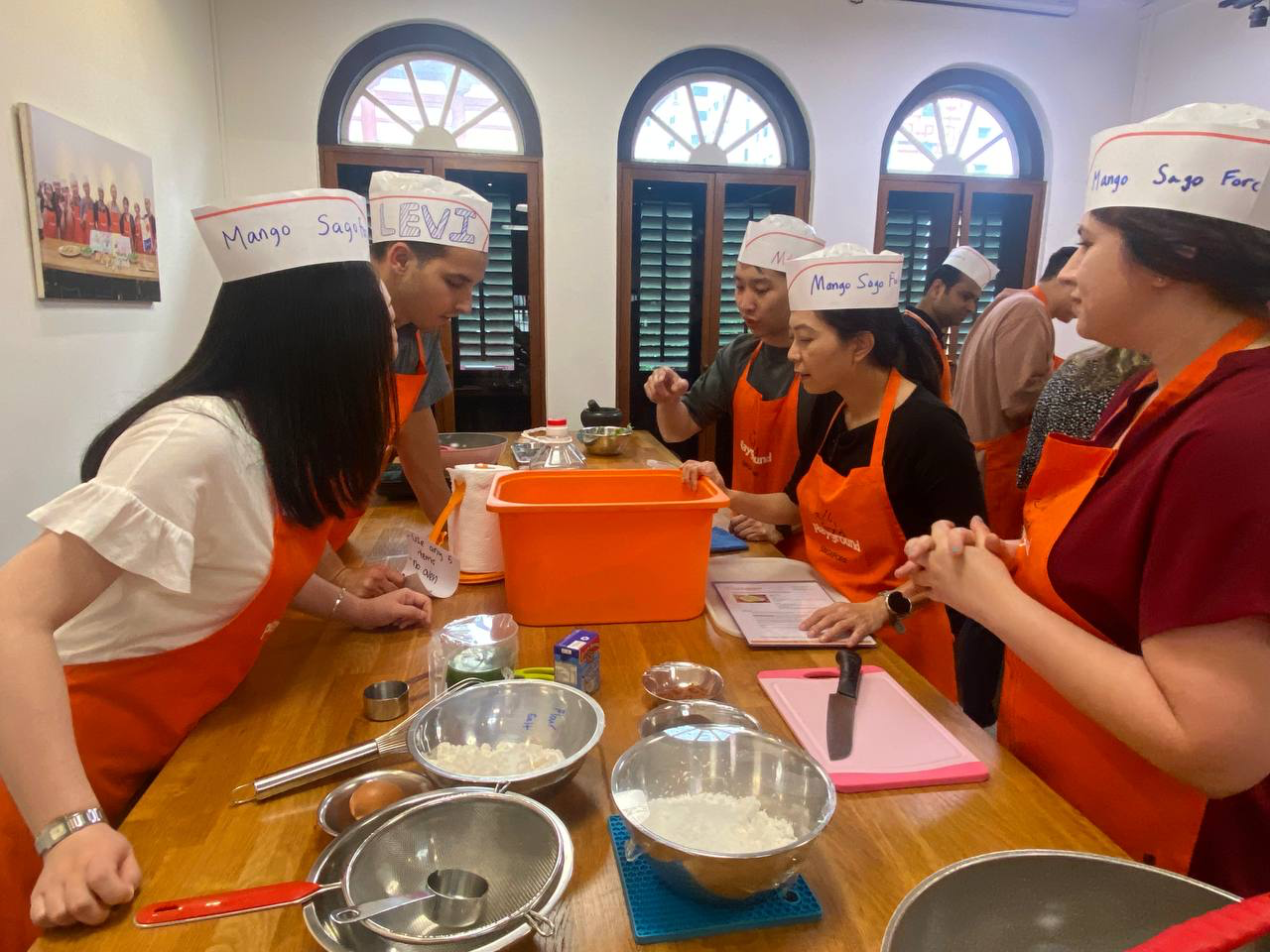 Salesforce corporate cooking team building