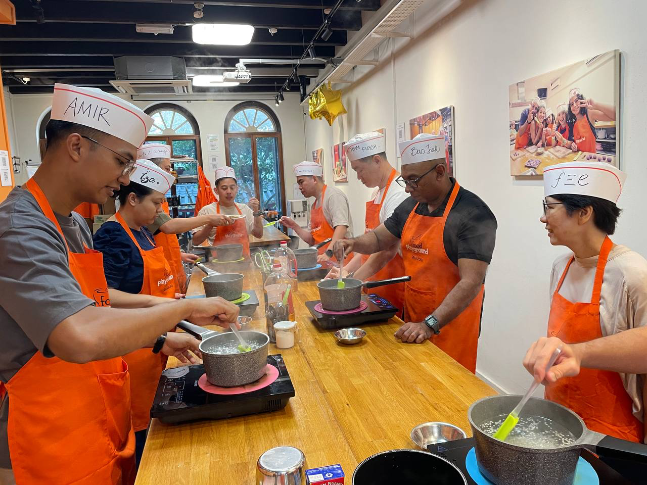 Singapore Prison Service corporate cooking team building