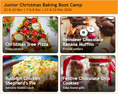 Junior Baking Boot Camp Menu 2026